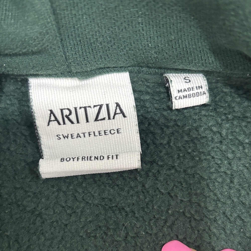 Aritzia Campus Green zip up - Picture 2 of 2